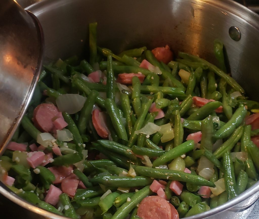Sausage and Green Beans