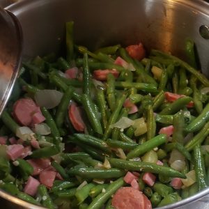 Sausage and Green Beans