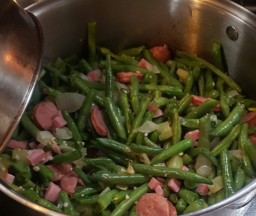 Sausage and Green Beans